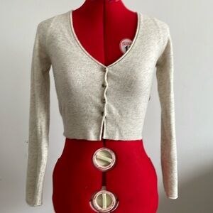 Aritzia cropped cardigan